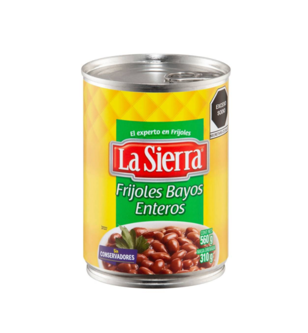 Frijoles bayos enteros 560gr La Sierra Aztek