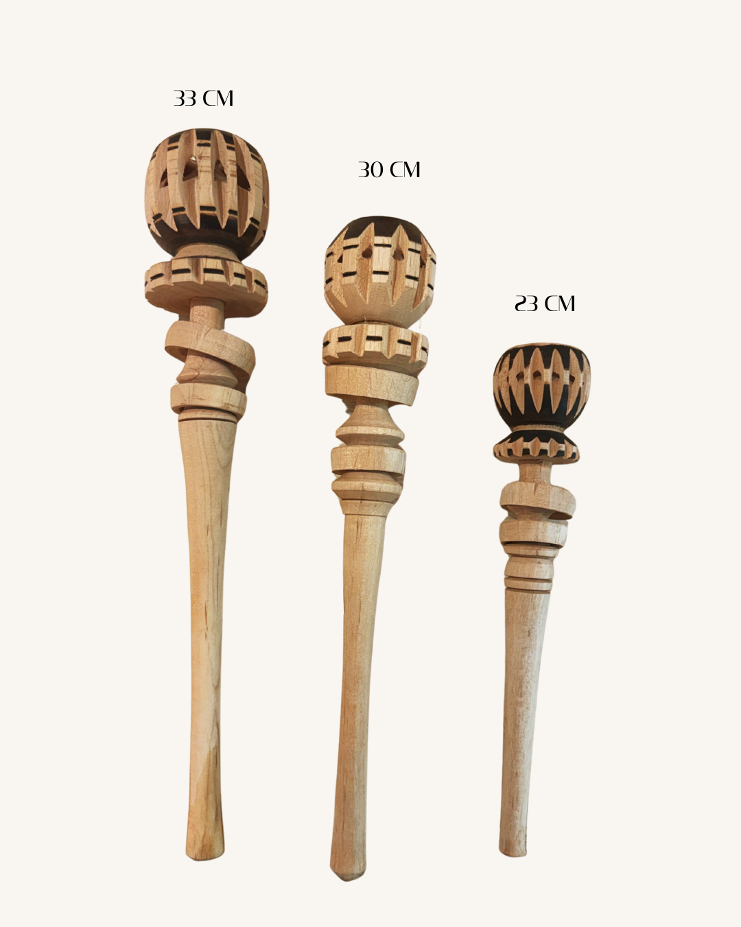 MOUSSOIR EN BOIS ARTISANAL – Image 2