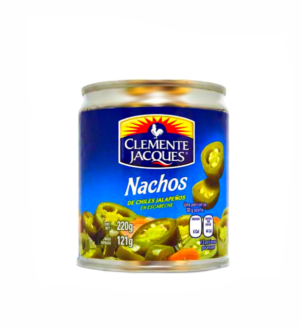chiles jalapenos en rondelles nachos