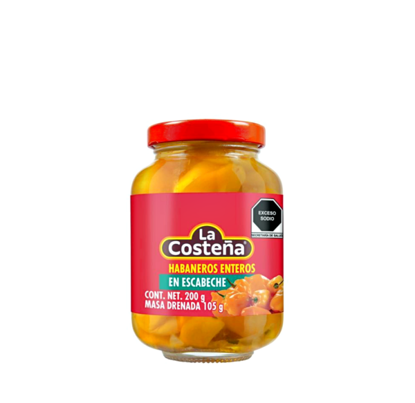 Habaneros La Costeña enteros en escabeche 200 g