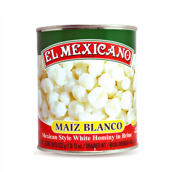 Maiz pozolero cacahuazintle 822gr El Mexicano Aztek