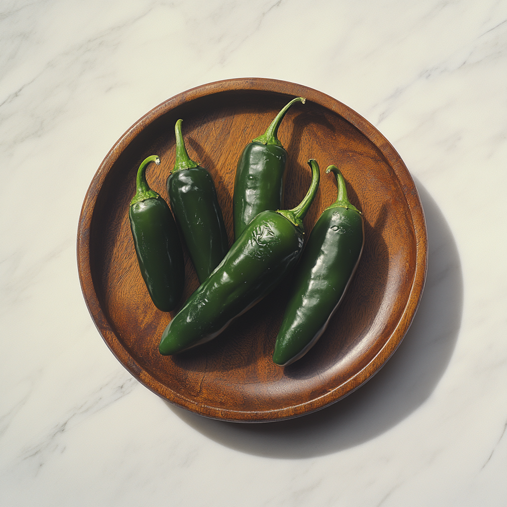 Chiles Jalapenos frais, 250gr