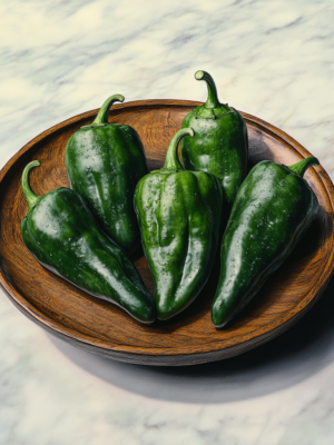 Chiles Poblanos frais, 250gr
