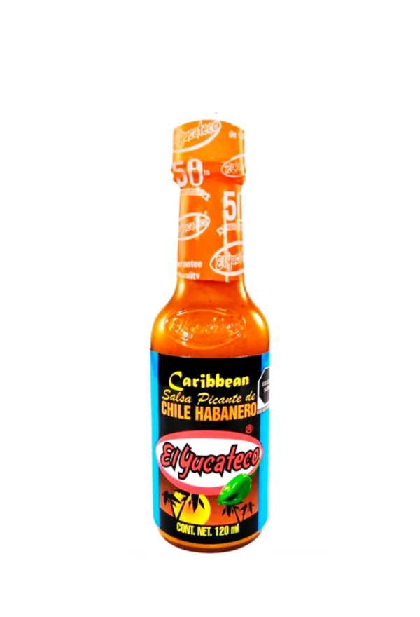 Sauce piquante El Yucateco Caribbean habanero chile 120 ml aztek