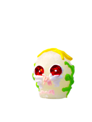 têtes de mort en sucre "calaveritas de azucar" mini