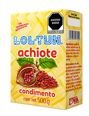 Achiote Lol-Tun 500 g – pâte de roucou mexicaine pour marinades