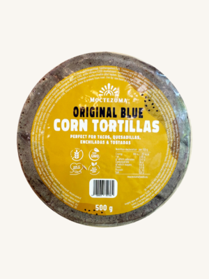 Tortillas Authentiques de Maïs Bleu 15cm, 500g