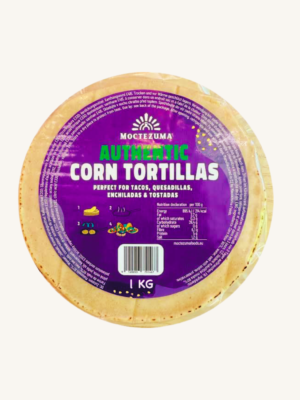 Tortillas de Maïs Blanc 15 cm – 1Kg – Moctezuma