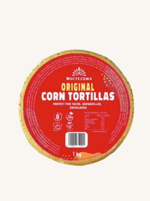 Tortillas Fraîches de Maïs 1kg / 15 cm - Moctezuma